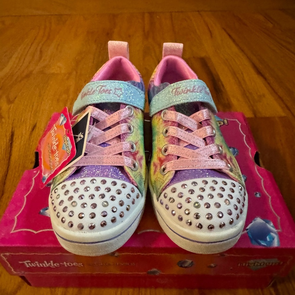 Skechers girls light up sneakers